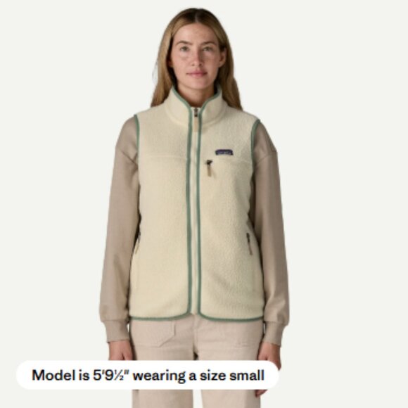 PATAGONIA W's Retro Pile Fleece Vest Size S - NWT - Picture 4 of 6